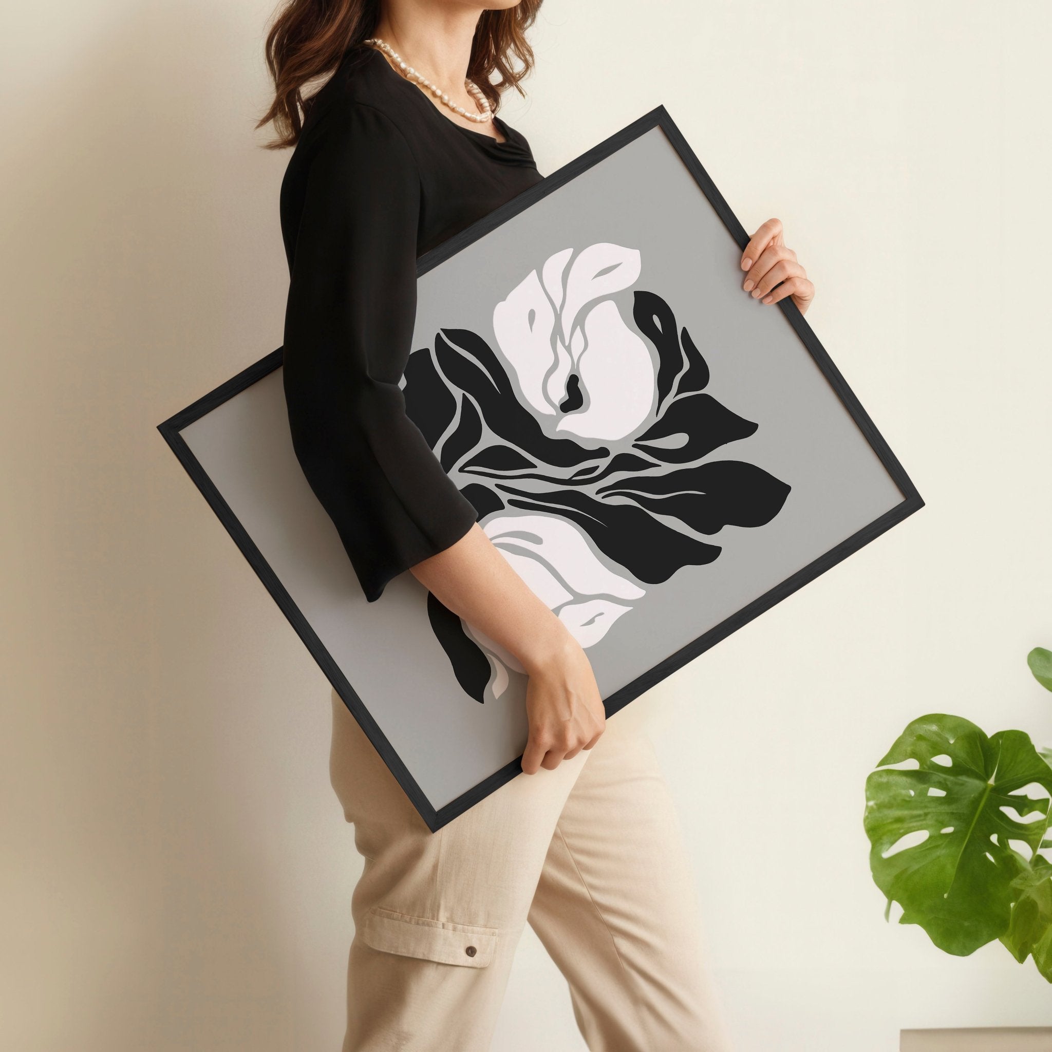 Wall Decoration Large | Set of 3 Botanical Wall art Prints