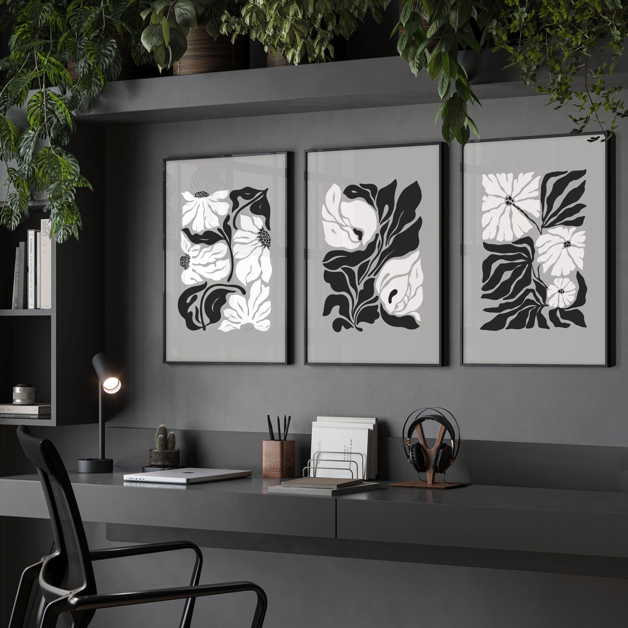 Wall Decoration Large | Set of 3 Botanical Wall art Prints