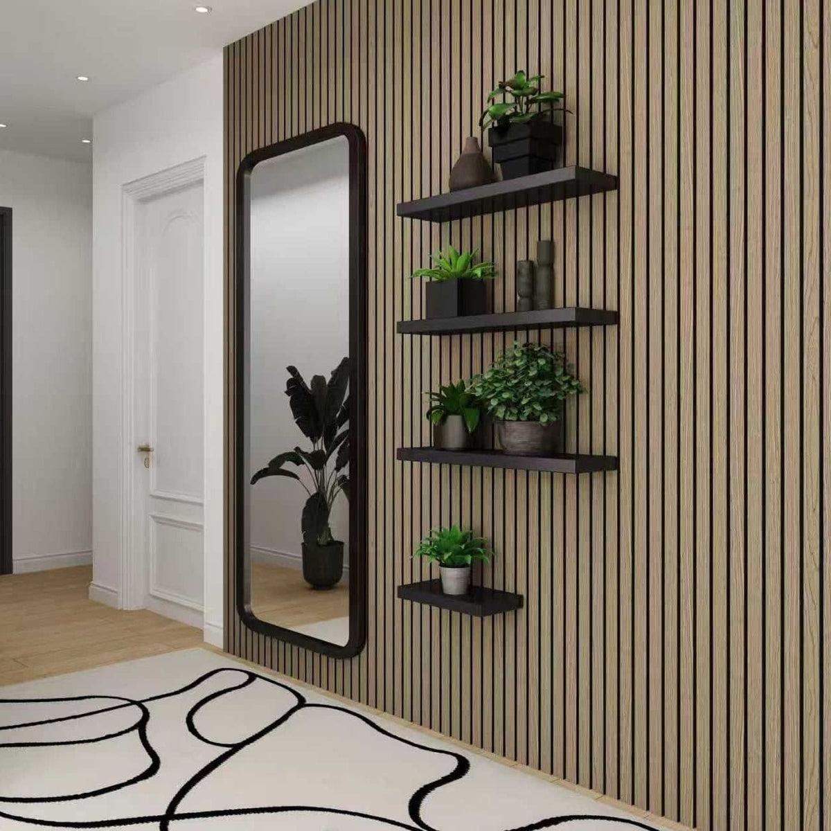Walnut Acoustic Wall Panels