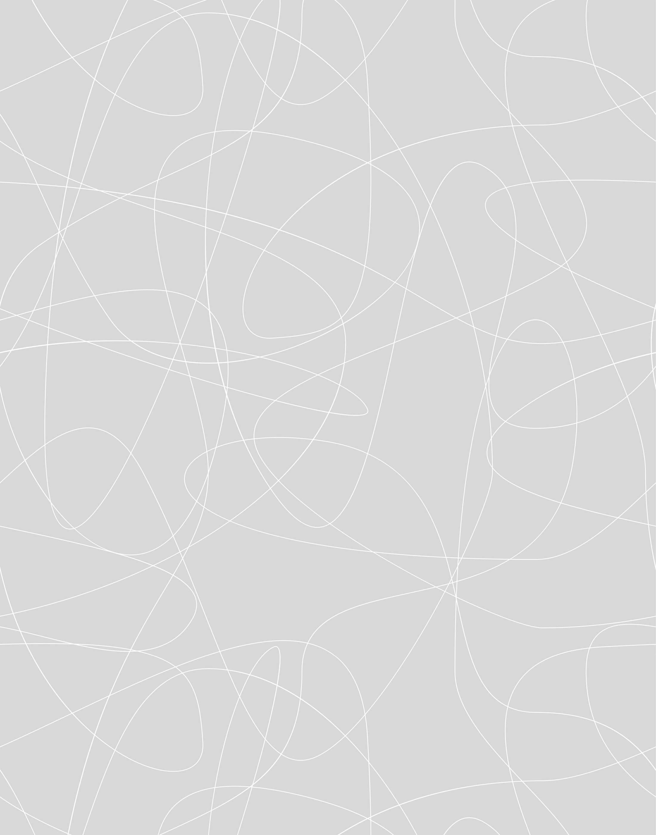 Abstract wallpaper wander with a light gray background and delicate white line art design for modern decor