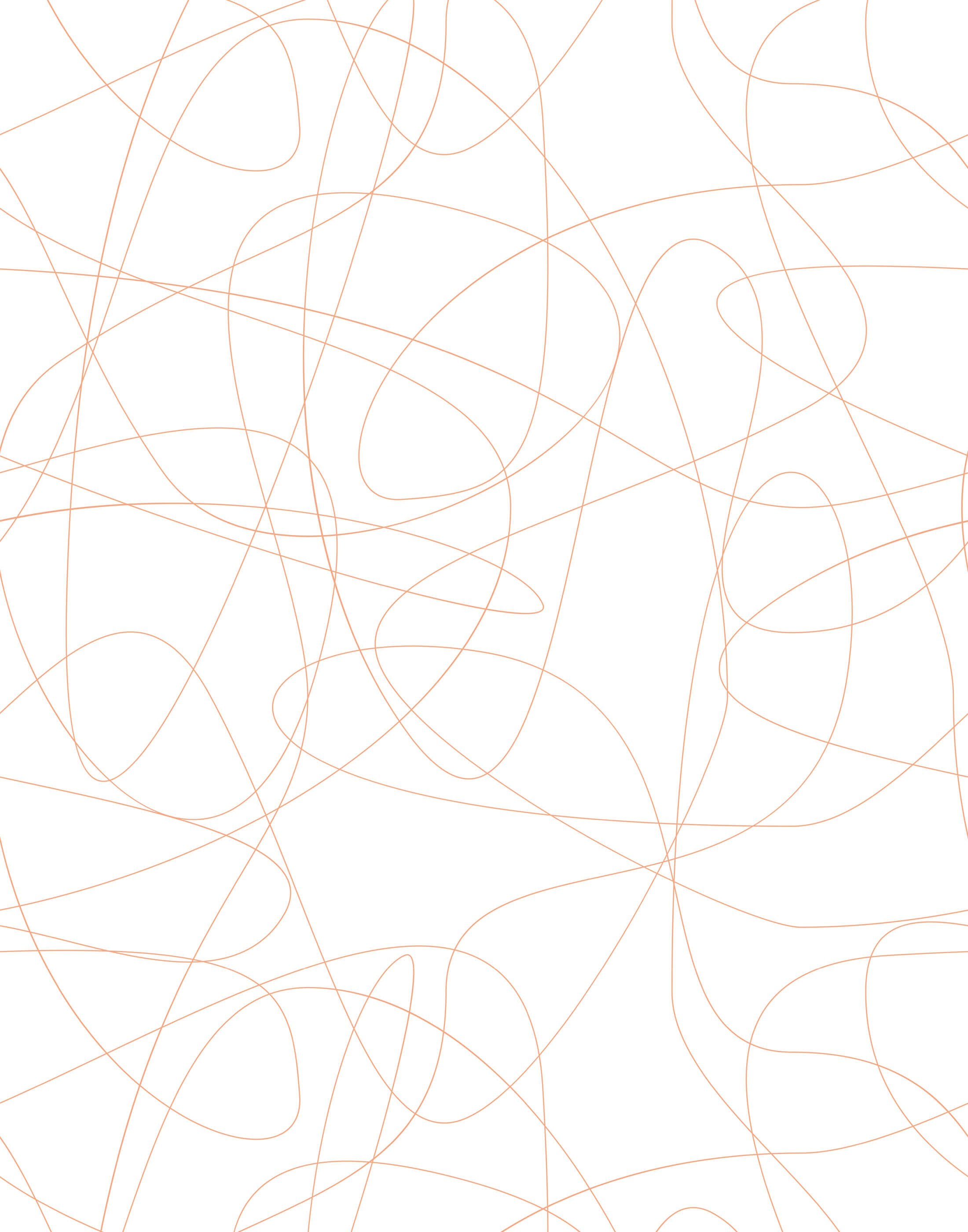 Abstract wallpaper wander with delicate beige intersecting lines pattern on a clean white background