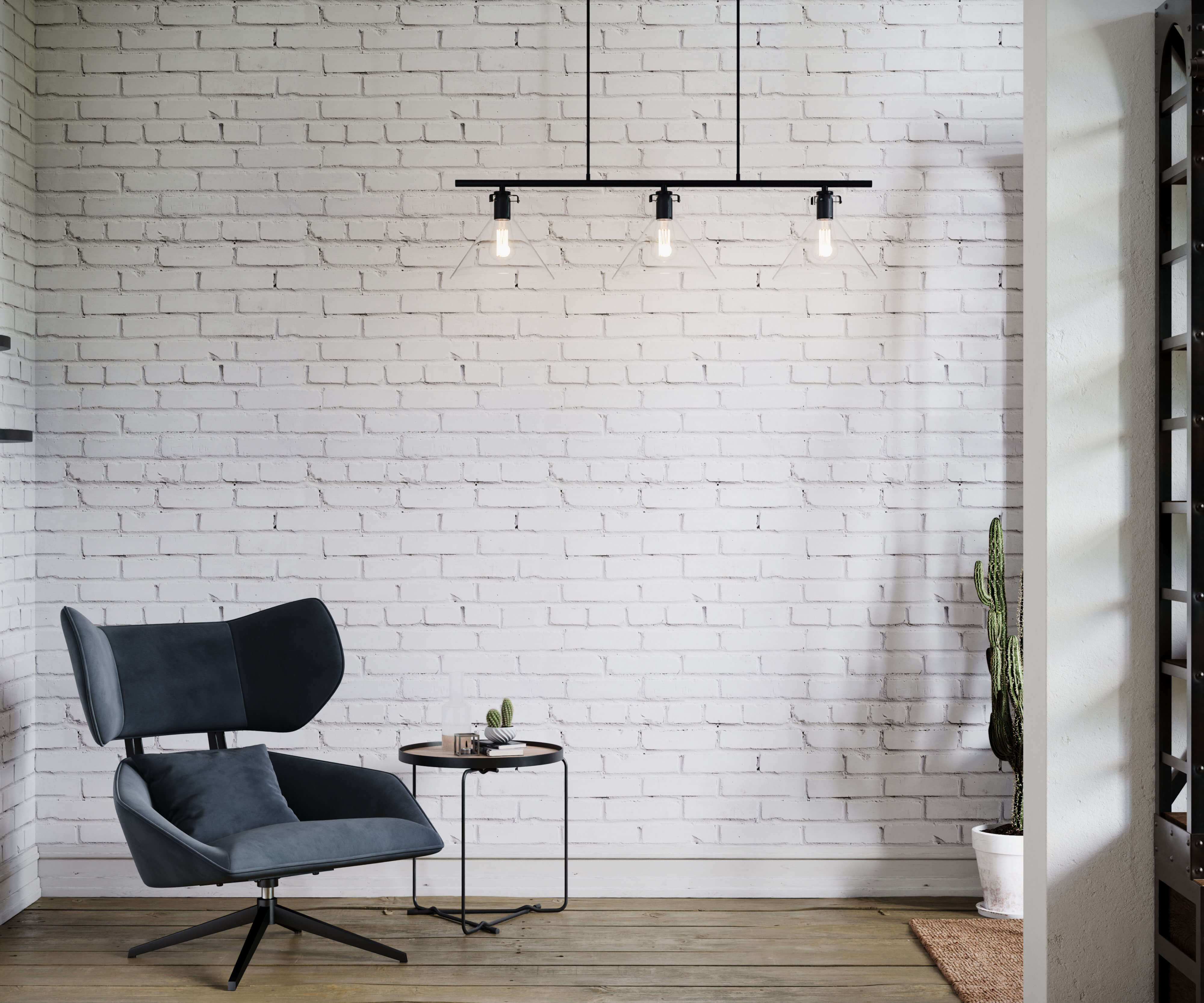 Modern black velvet armchair with sleek sculpted design and star-shaped base from warehouse collection