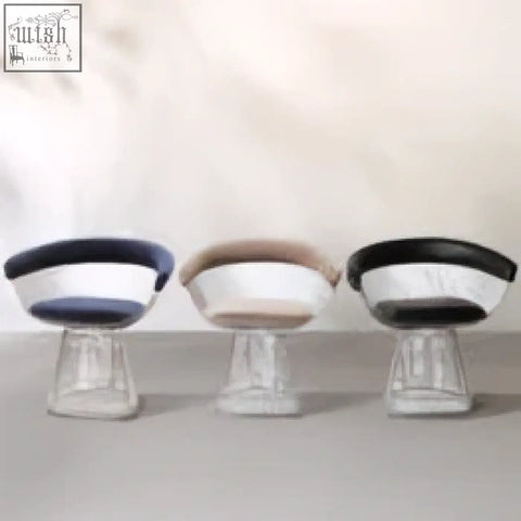 A row of sleek minimalist drawer pulls with glossy black finish and acrylic bases for warren platner dining clearance