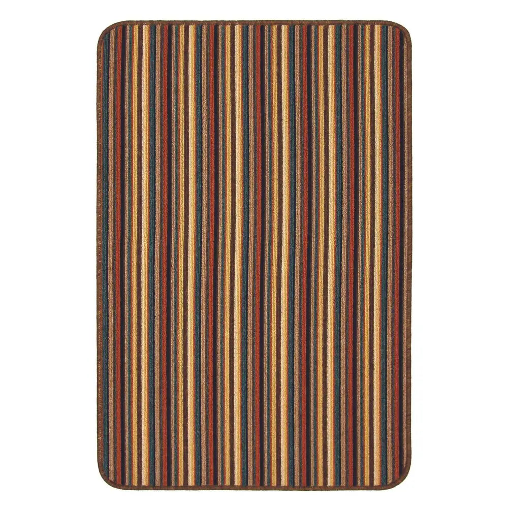 Washable All-Purpose Stripe Mats | 112 - Brown / 50X80 cm - Doormat