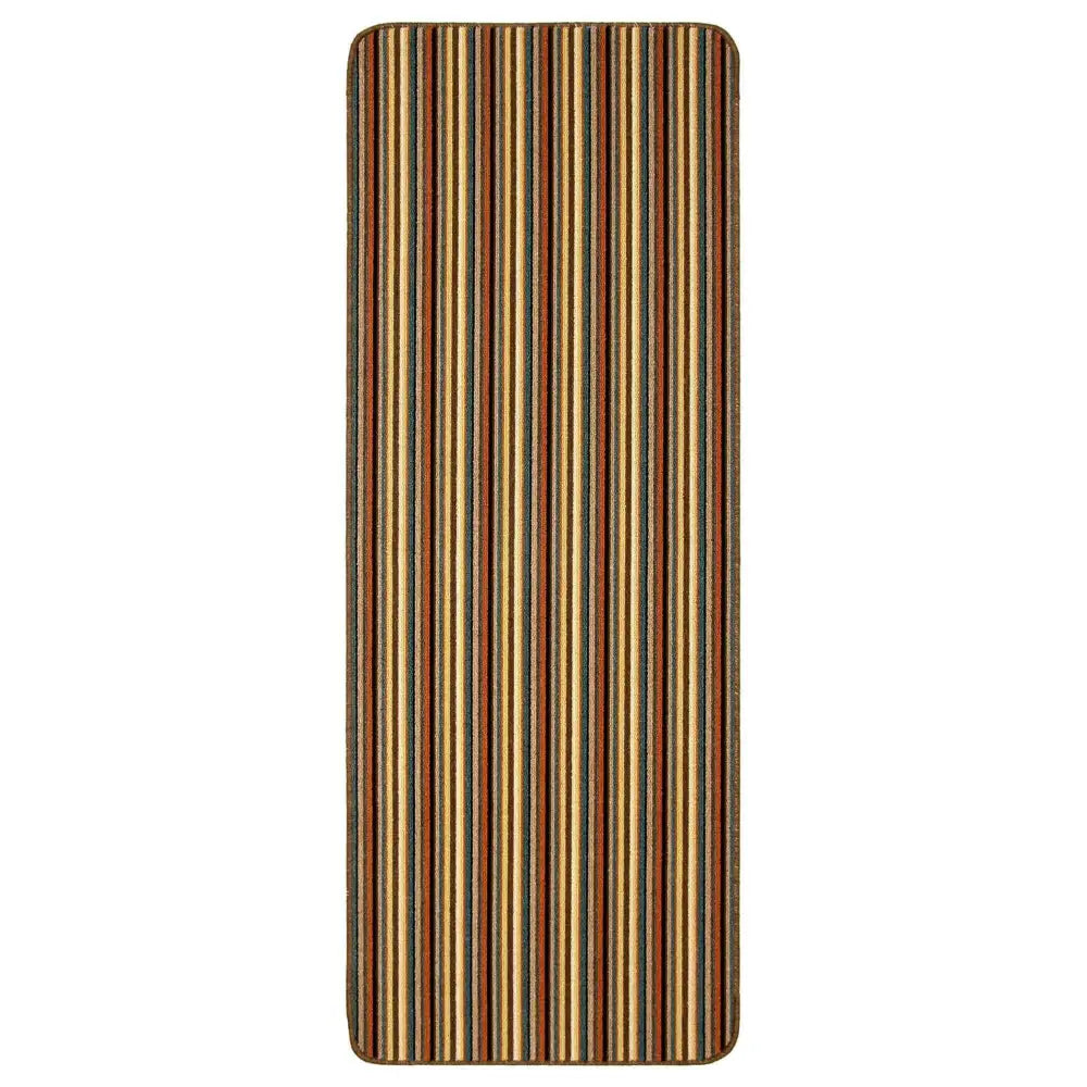 Washable All-Purpose Stripe Mats | 112 - Brown / 67X180 cm - Doormat
