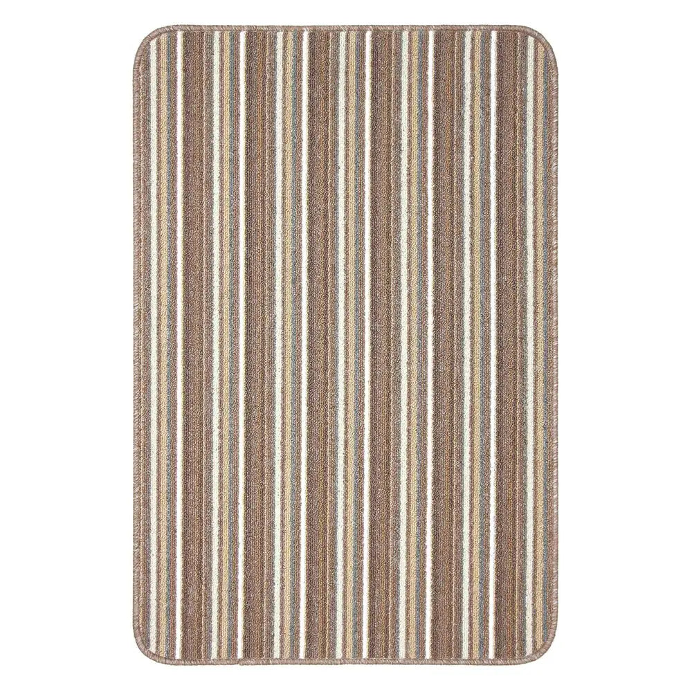 Washable All-Purpose Stripe Mats | 112 - Cream / 50X80 cm - Doormat