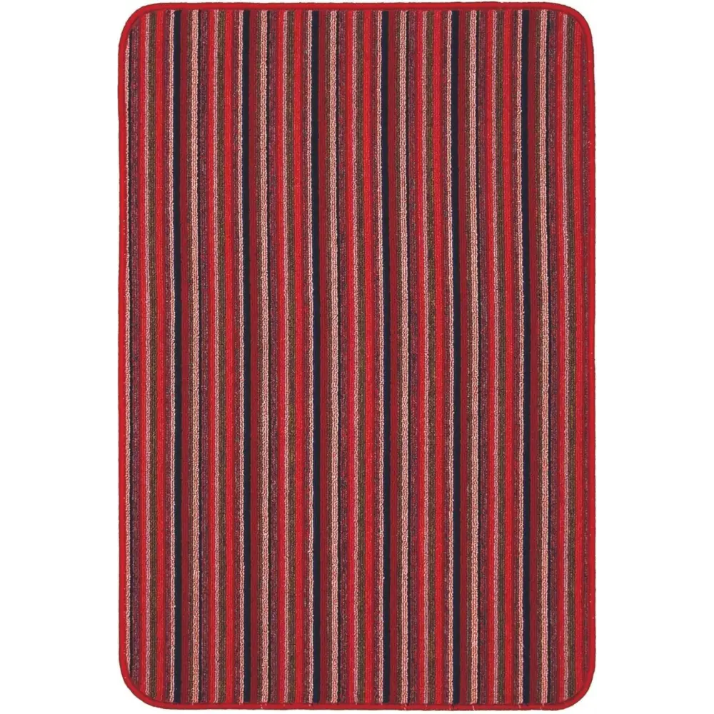 Washable All-Purpose Stripe Mats | 112 - Red / 50X80 cm - Doormat