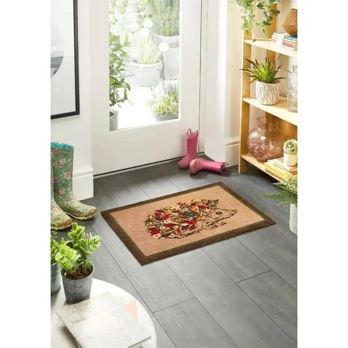 Washable Animal and Flower Themed Mats - Doormat