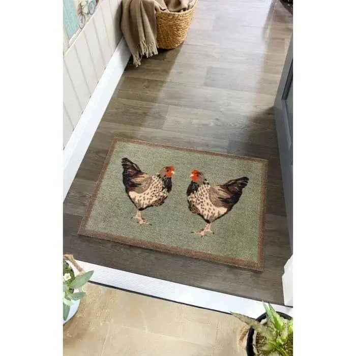 Washable Animal and Flower Themed Mats - Doormat