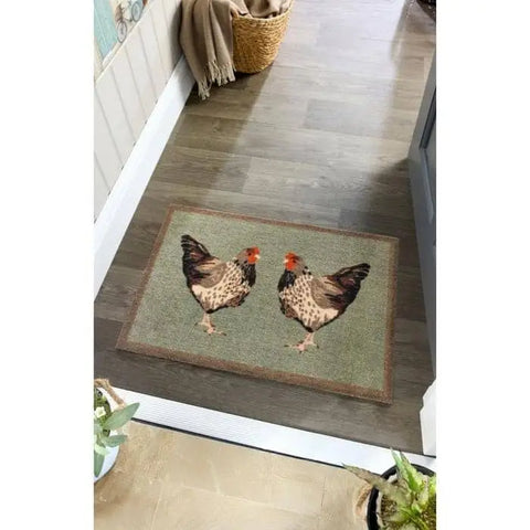 Washable Animal and Flower Themed Mats - Doormat