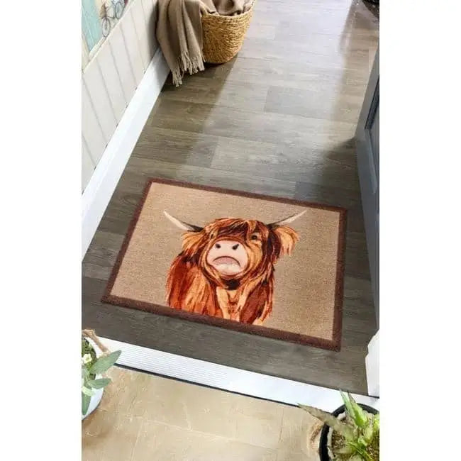Washable Animal and Flower Themed Mats - Doormat