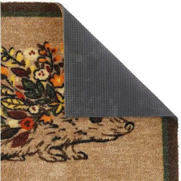 Washable Animal and Flower Themed Mats - Doormat