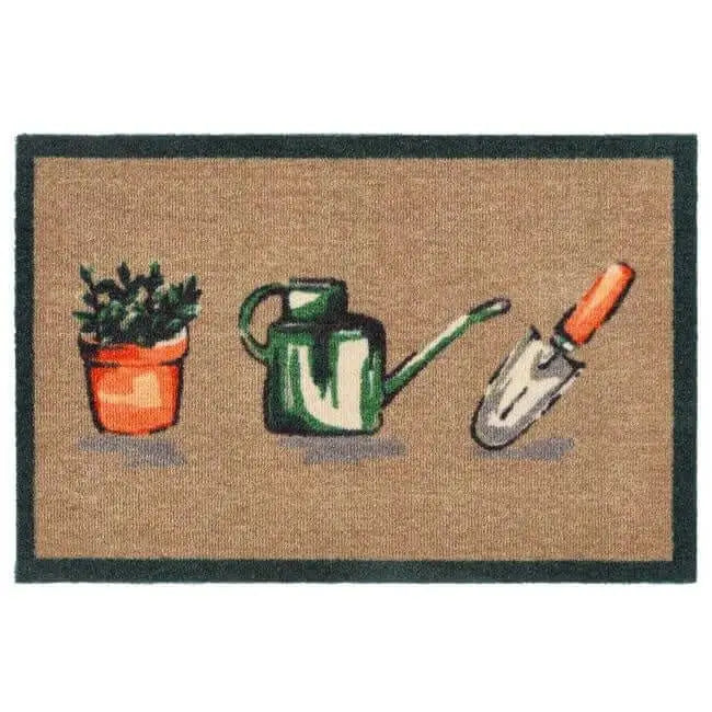 Washable Animal and Flower Themed Mats - My Garden / 50X75 cm - Doormat