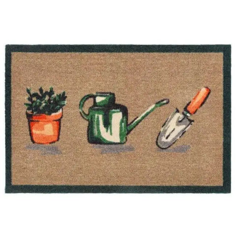 Washable Animal and Flower Themed Mats - My Garden / 50X75 cm - Doormat