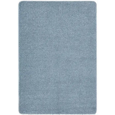 Washable Blue Shaggy Rug - 60X100 cm - Rugs