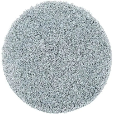 Washable Blue Shaggy Rug - Ø 100 cm - Rugs