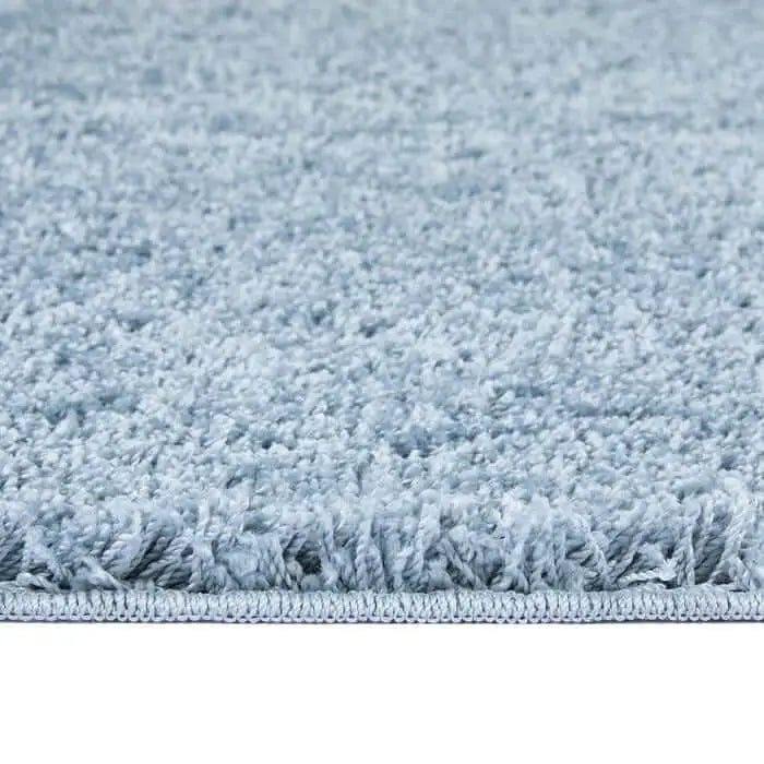 Washable Blue Shaggy Rug - Rugs