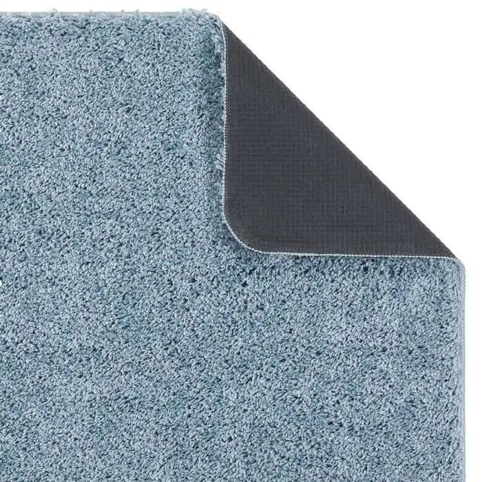 Washable Blue Shaggy Rug - Rugs
