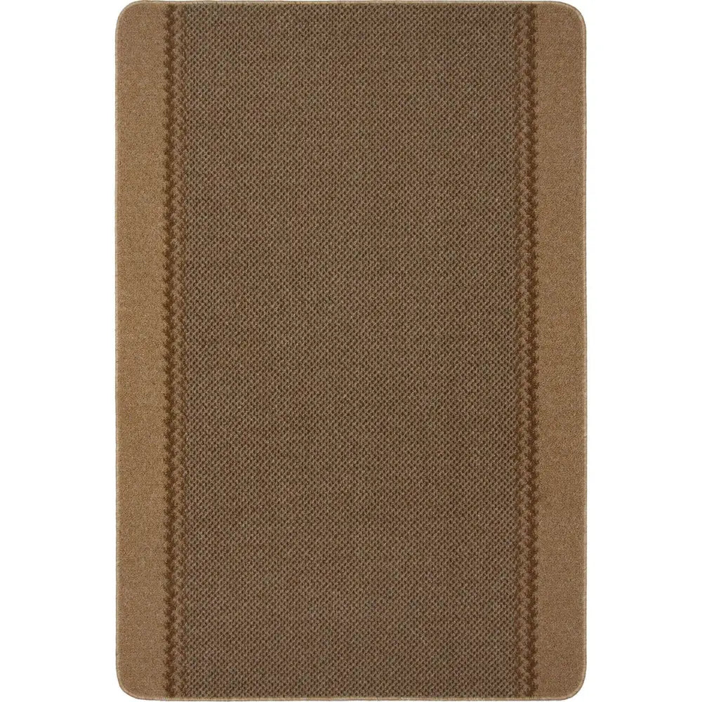 Washable Bordered Beige Rug | 116B - 100X150 cm - Rugs