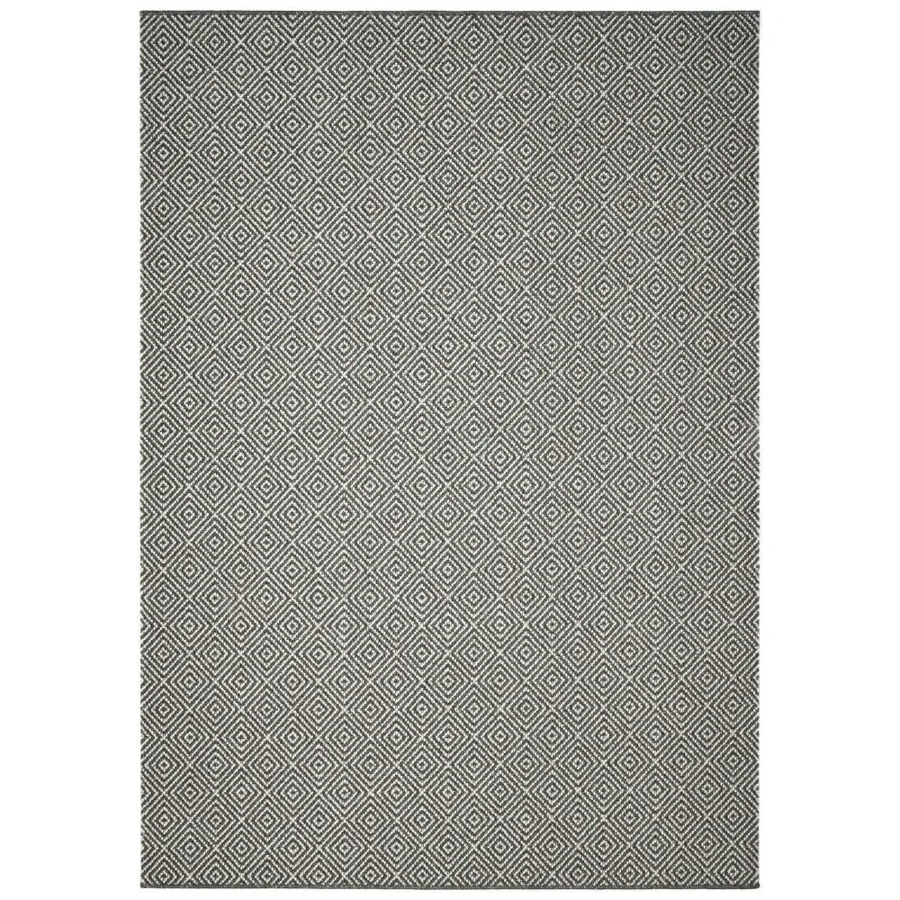 Washable Designer Mat Diamond | 132 - Dark Grey / 57X90 cm - Doormat