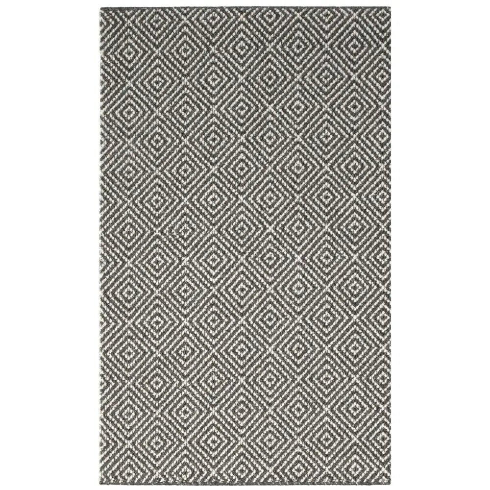 Washable Designer Mat Diamond | 132 - Dark Grey / 80X140 cm - Doormat