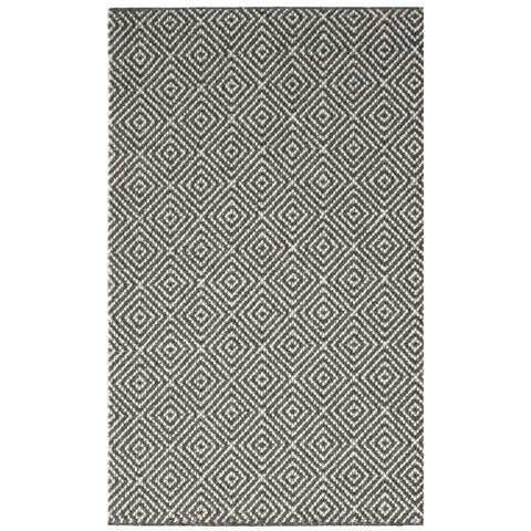 Washable Designer Mat Diamond | 132 - Dark Grey / 80X140 cm - Doormat