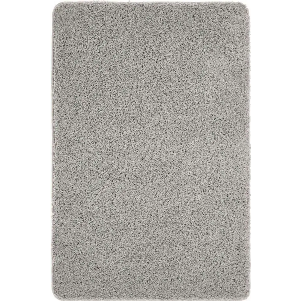 Washable Ghost Grey Shaggy Rug - 60X100 cm - Rugs