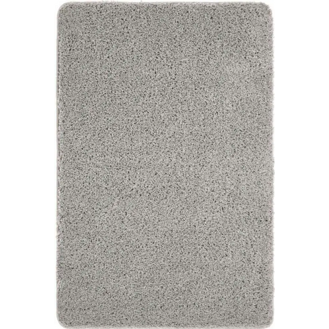 Washable Ghost Grey Shaggy Rug - 60X100 cm - Rugs