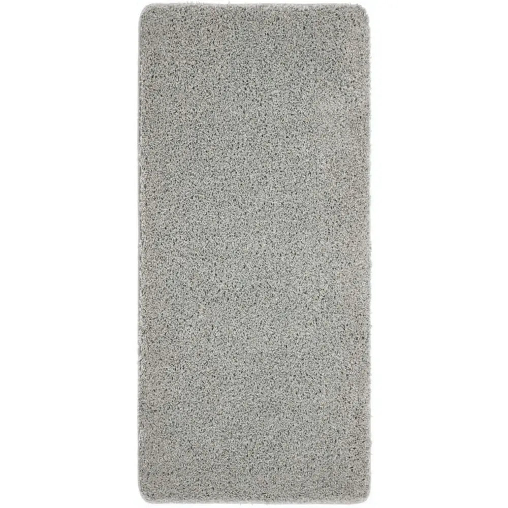 Washable Ghost Grey Shaggy Rug - 67X200 cm - Rugs