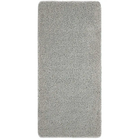 Washable Ghost Grey Shaggy Rug - 67X200 cm - Rugs
