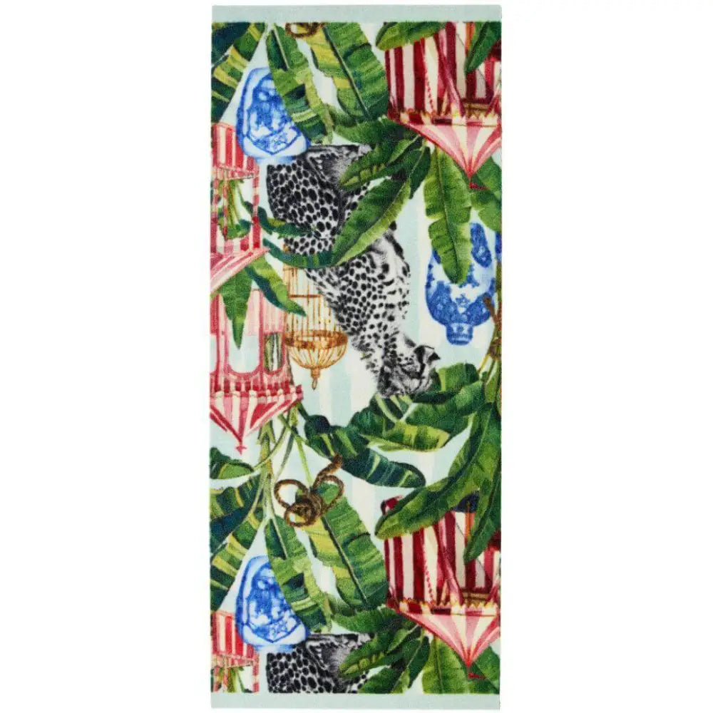 Washable Indoor Mat Tropical Design - Lux Leopard / 65X150 cm - Rugs