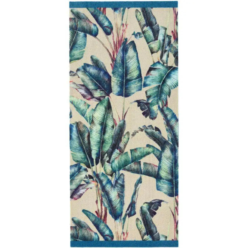 Washable Indoor Mat Tropical Design - Tropical Palms / 65X150 cm - Rugs