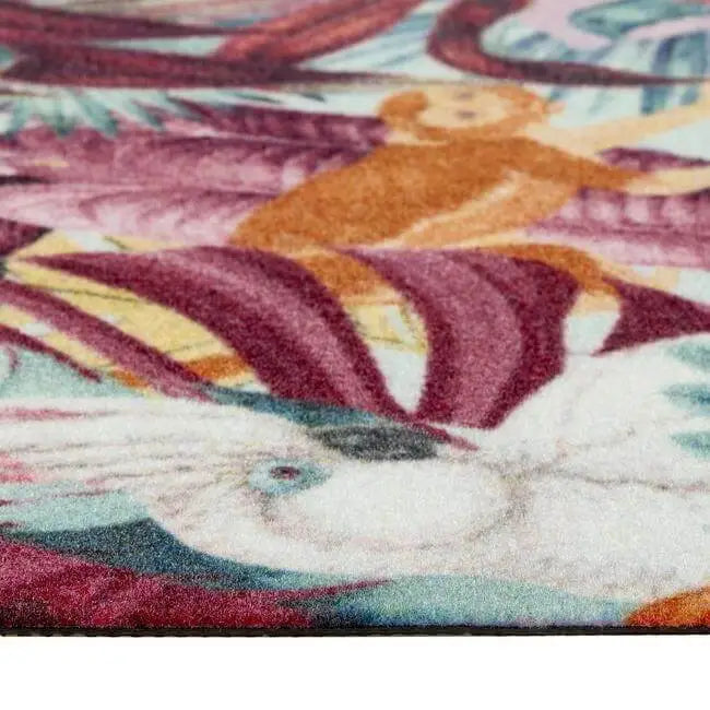 Washable Indoor Mat Tropical Design - Rugs