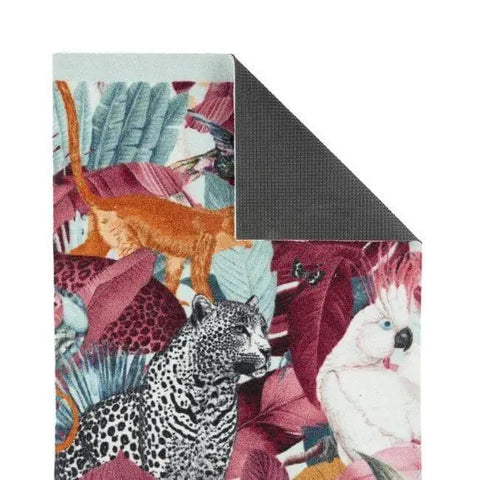 Washable Indoor Mat Tropical Design - Rugs