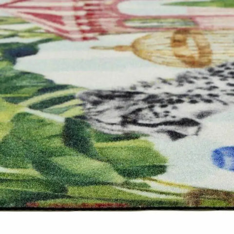 Washable Indoor Mat Tropical Design - Rugs