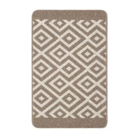 Washable Mat and Runner Diamond - 50X75 cm / Beige - Rugs