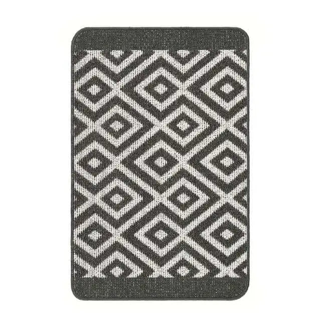 Washable Mat and Runner Diamond - 50X75 cm / Dark Grey - Rugs