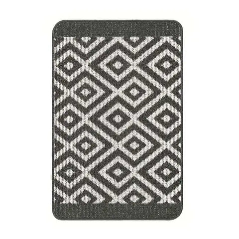 Washable Mat and Runner Diamond - 50X75 cm / Dark Grey - Rugs