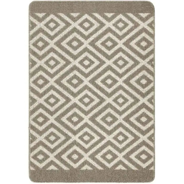 Washable Mat and Runner Diamond - 67X100 cm / Beige - Rugs