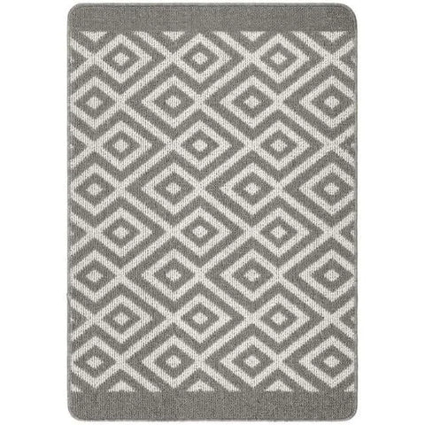 Washable Mat and Runner Diamond - 67X100 cm / Grey - Rugs