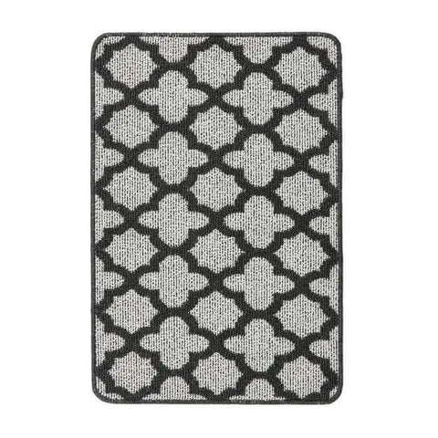 Washable Mat and Runner Moroccan Design - 50X75 cm / Dark Grey - Rugs