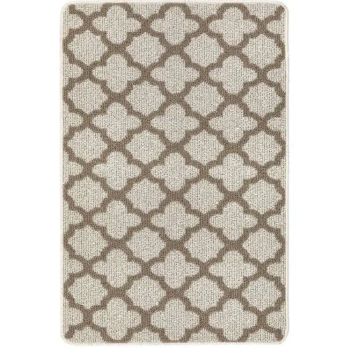 Washable Mat and Runner Moroccan Design - 67X100 cm / Beige - Rugs