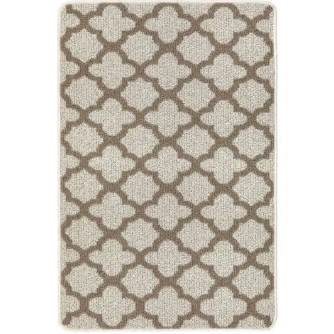 Washable Mat and Runner Moroccan Design - 67X100 cm / Beige - Rugs