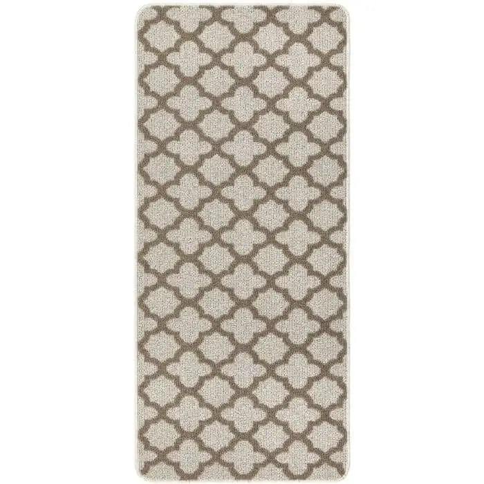 Washable Mat and Runner Moroccan Design - 67X150 cm / Beige - Rugs