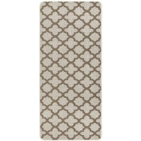 Washable Mat and Runner Moroccan Design - 67X150 cm / Beige - Rugs