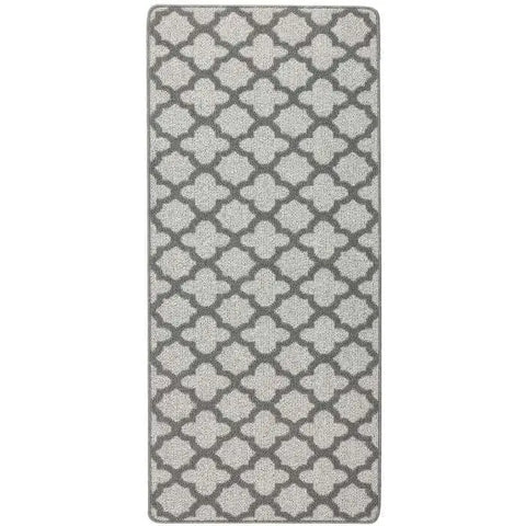 Washable Mat and Runner Moroccan Design - 67X150 cm / Grey - Rugs