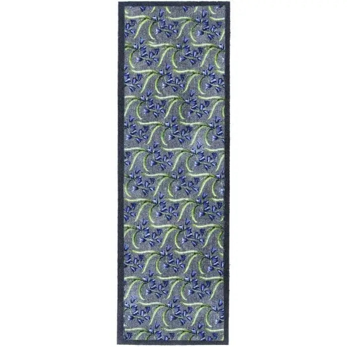 Washable Mat and Runner Plant Design - My Bluebells / 50X150 cm - Doormat
