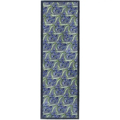 Washable Mat and Runner Plant Design - My Bluebells / 50X150 cm - Doormat