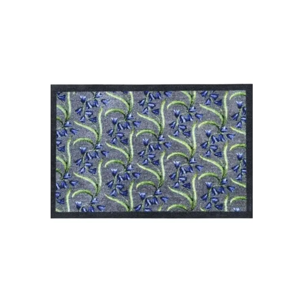 Washable Mat and Runner Plant Design - My Bluebells / 50X75 cm - Doormat