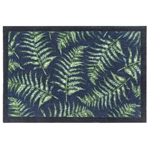 Washable Mat and Runner Plant Design - My Fern Leaves / 50X75 cm - Doormat